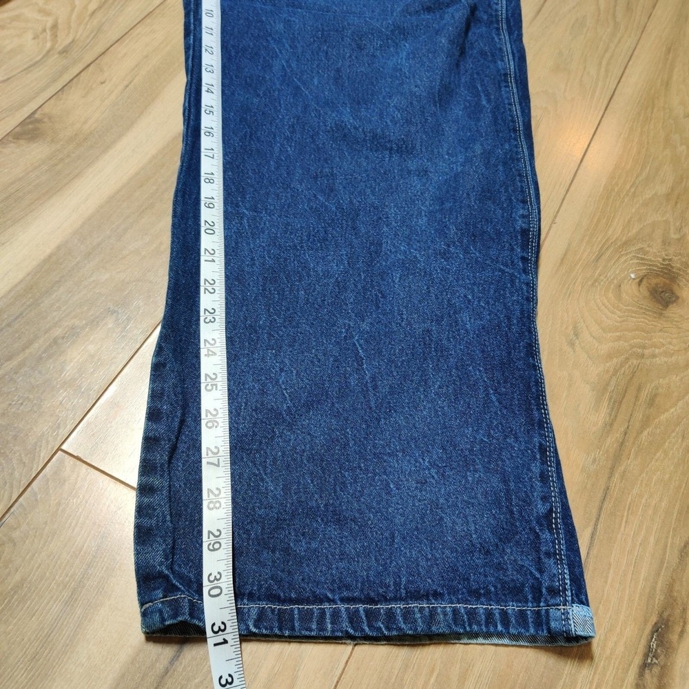 Vintage Y2K School Of Hard Knocks Embroidered Skater Carpenter Jeans Size 38X31 - Picture 9 of 15